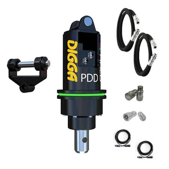 Digga PDD and PDDH Auger Drive for Mini Excavators up to 2T Earthmoving Warehouse