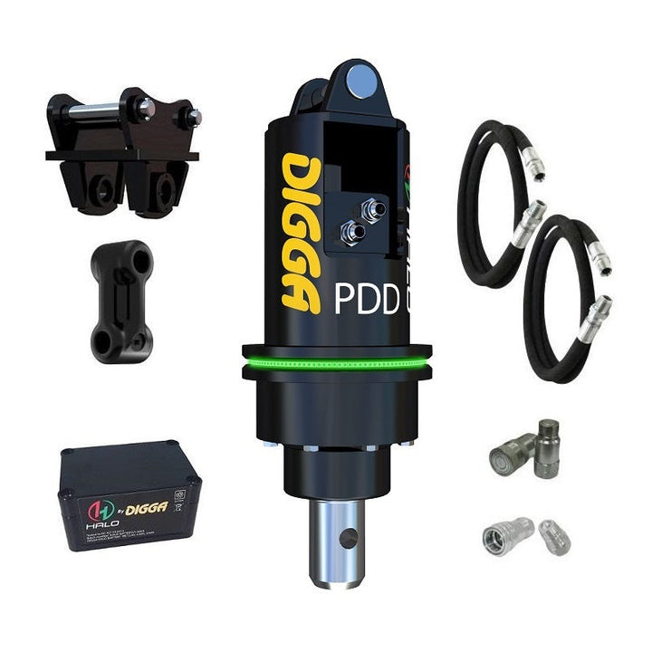 Digga PDD and PDDH Auger Drive for Mini Excavators up to 2T Earthmoving Warehouse