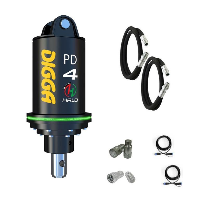 Digga PD4 and PDH4 Auger Drive for Skid Steer Loaders up to 120Hp Earthmoving Warehouse