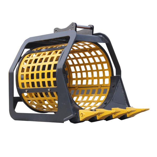 EarthQuake Rotary Screening Buckets for Excavators