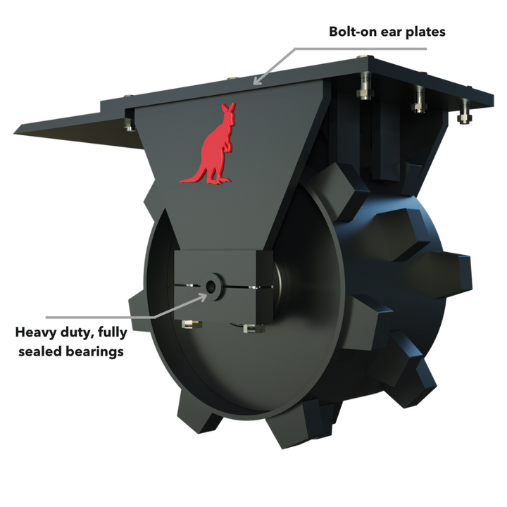 Compaction Wheel 30-36T to suit Excavators Earthmoving Warehouse