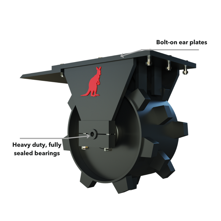 Compaction Wheel 6.5-9T to suit Excavators Earthmoving Warehouse