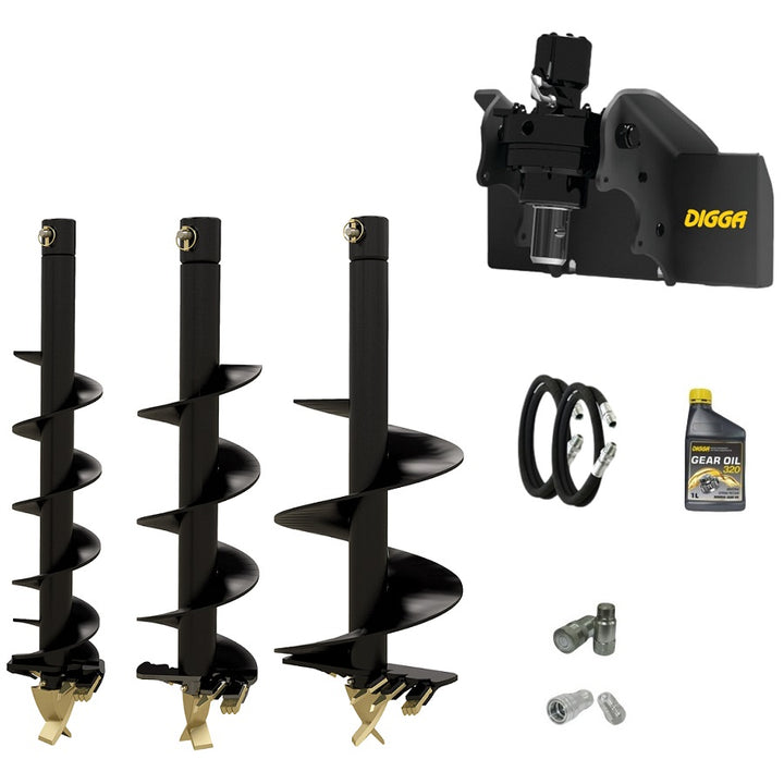 Digga ML auger drive combo package mini loader Earthmoving Warehouse