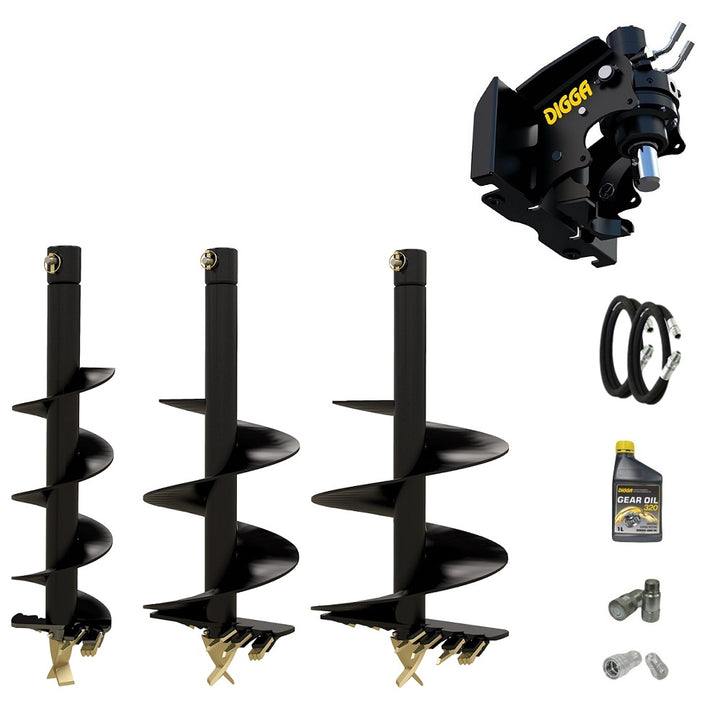 Digga ML auger drive combo package mini loader Earthmoving Warehouse