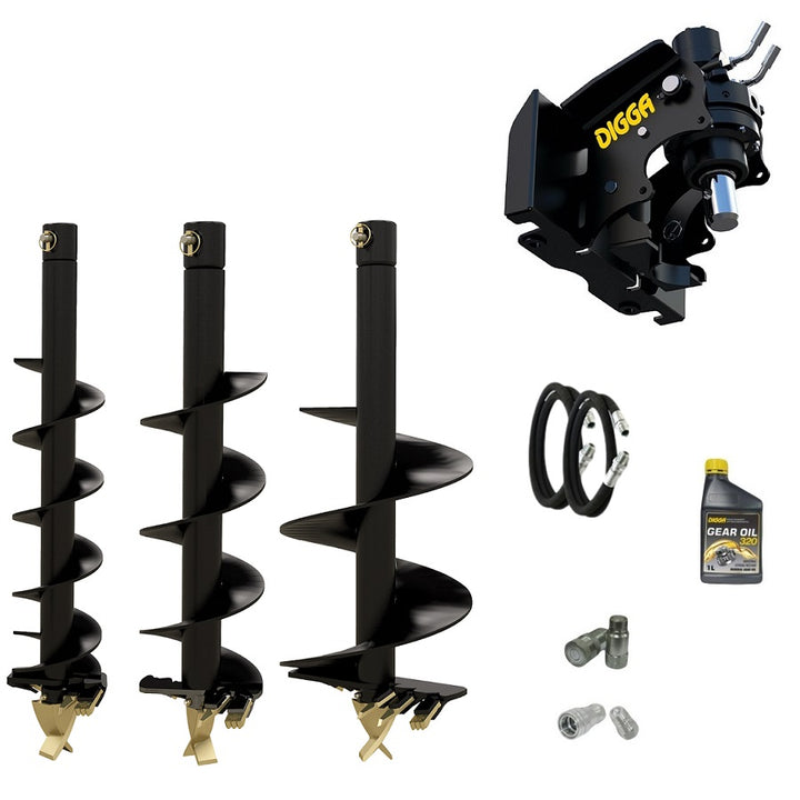 Digga ML auger drive combo package mini loader Earthmoving Warehouse