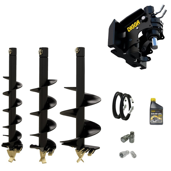 Digga ML auger drive combo package mini loader Earthmoving Warehouse